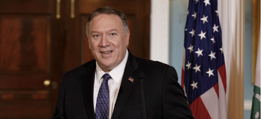Secretary of State Mike Pompeo opposed the administration's attempt to cut unspent foreign aide funds.
