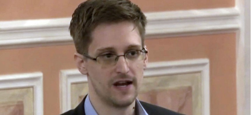 Former U.S. National Security Agency contractor Edward Snowden, who leaked classified documents detailing government surveillance programs, has been living in Russia since 2013.