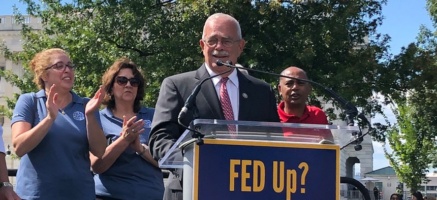 Rep. Gerry Connolly, D-Va., said the unions are going to win their fight against workforce executive orders and the OPM-GSA merger. 