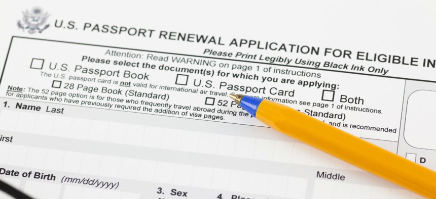 The passport application process was one area where government excelled in customer service. 