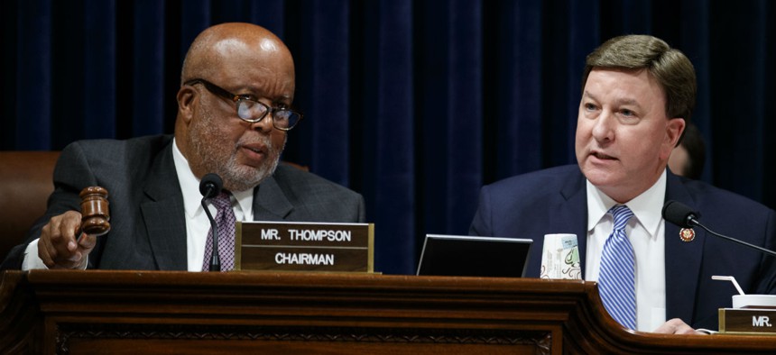 House Homeland Security Committee Chairman Rep. Bennie Thompson, D-Miss., (left) and ranking member Rep. Mike Rogers, R-Ala., wrote a letter calling the failure to respond "unacceptable."