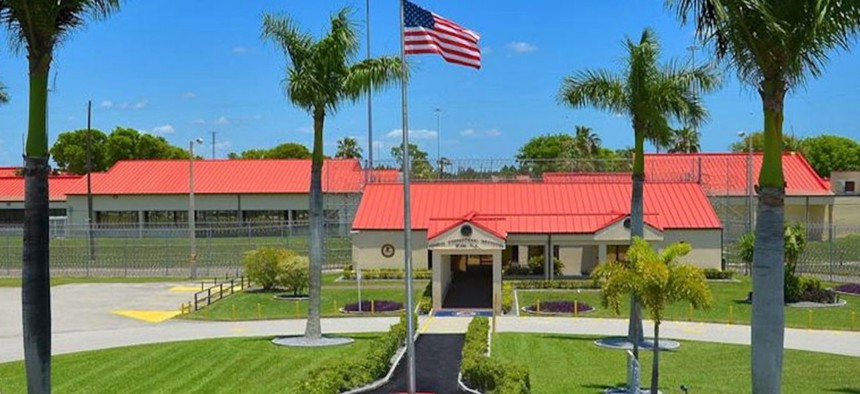 Inspectors found dangerous working conditions at the Miami low security federal correctional institution.  