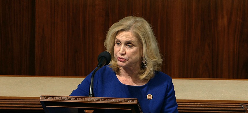 Rep. Carolyn Maloney is demanding documents from EEOC related to a proposed rule unions say will make it harder for workers to pursue discrimination complaints.