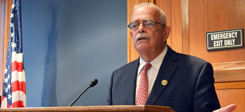 Rep. Gerry Connolly speaks in D.C. in 2019.