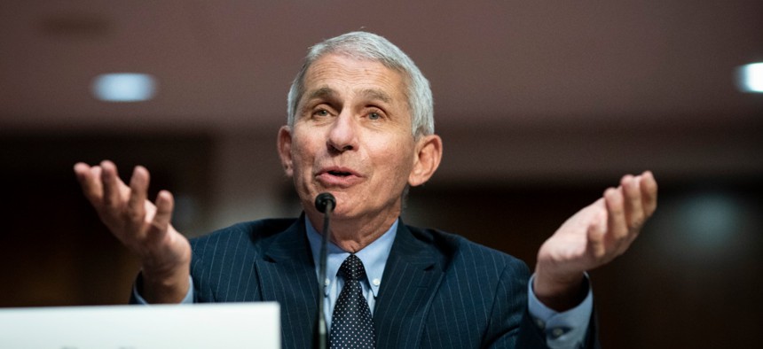 "I would not be surprised if we go up to 100,000 a day if this does not turn around,” Dr. Anthony Fauci told lawmakers at a Senate hearing Tuesday.