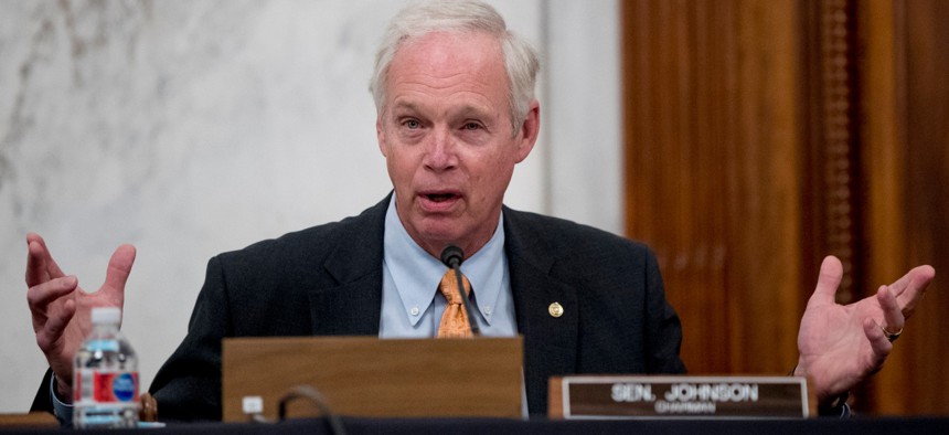 Sen. Ron Johnson, R-Wis., sought to prevent Obama-era political appointees from moving into civil service jobs following the 2016 election.