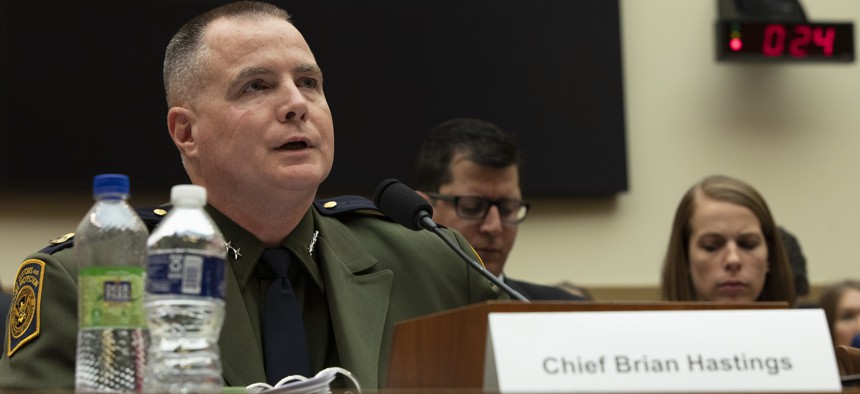 Chief, Law Enforcement, U.S. Border Patrol Brian Hastings testifies before the House Committee on the Judiciary in a hearing in 2019.