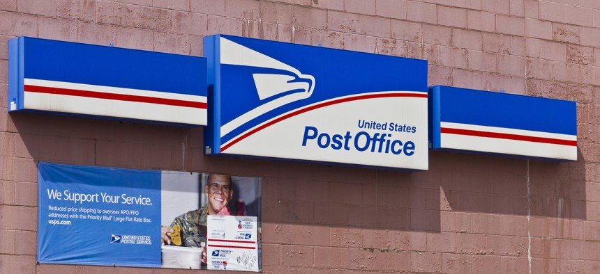 A post office in Indianapolis is shown in 2016.
