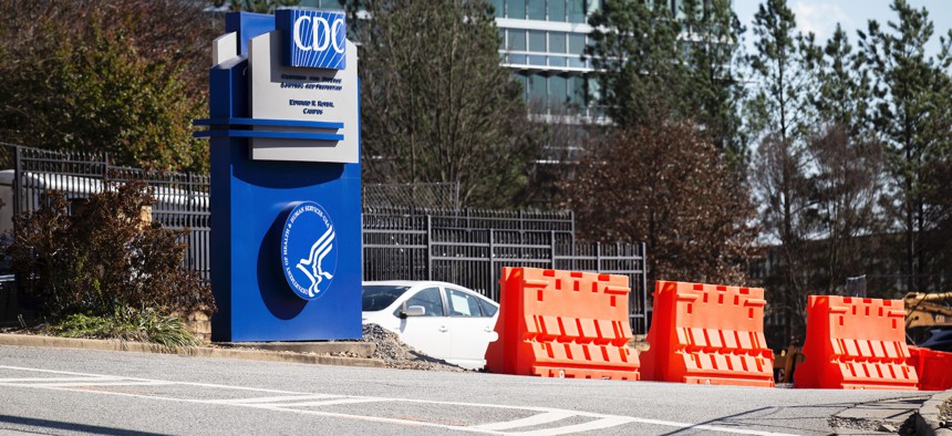 The CDC headquarters is shown in March in Atlanta.