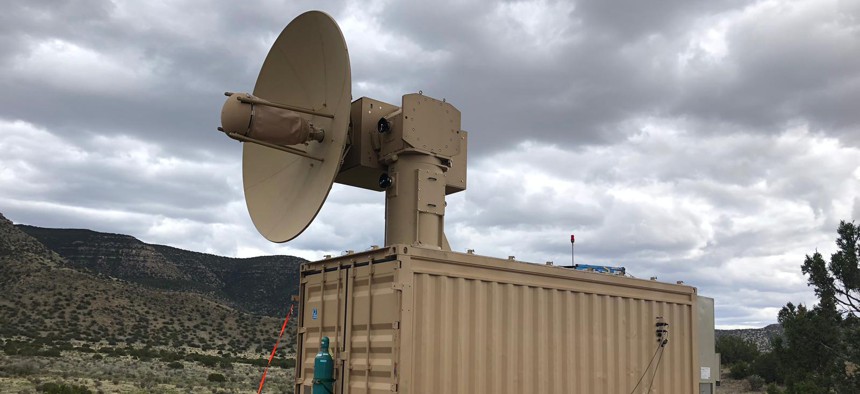 This U.S. Air Force microwave weapon is designed to knock down drones by frying their electronics. 
