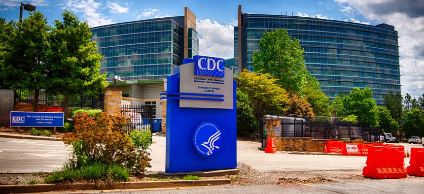 CDC's headquarters in Atlanta are show in April.