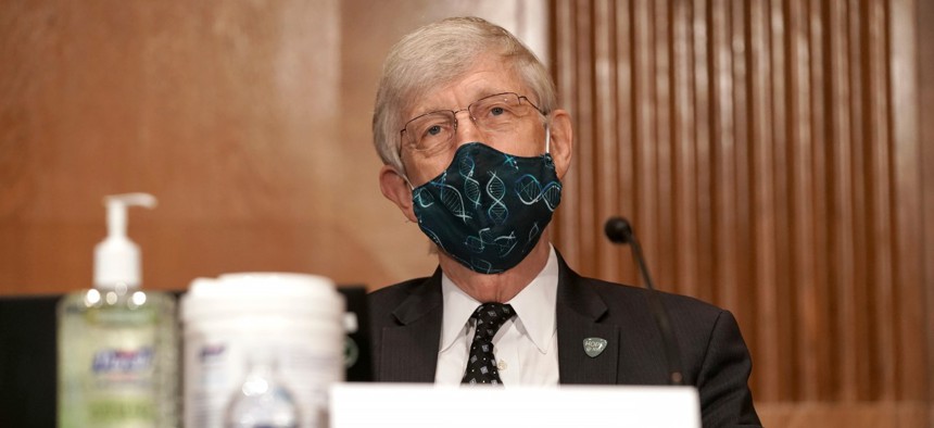 Dr. Francis Collins testifies on Capitol Hill in September.