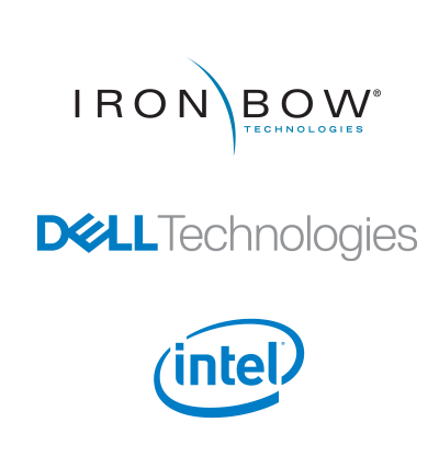 Iron Bow | Dell Technologies | Intel's logo