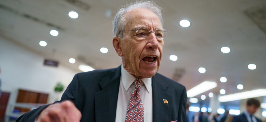 Sen. Chuck Grassley, R-Iowa, is looking for more information. 