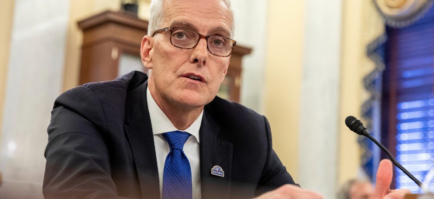 VA Secretary Denis McDonough said more protections are needed with the Delta variant on the rise. 