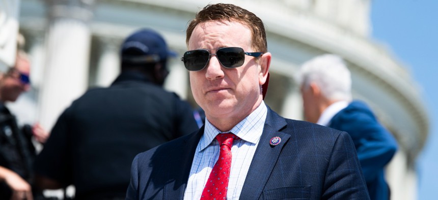Rep. Pat Fallon, R-Texas, led the Republican members in making the request. 