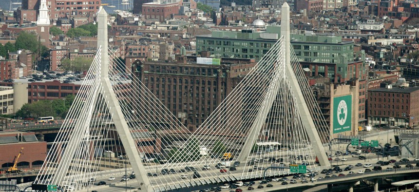 The Leonard P. Zakim Bunker Hill Bridge was part of Boston’s Big Dig, which was infamous for its cost overruns.