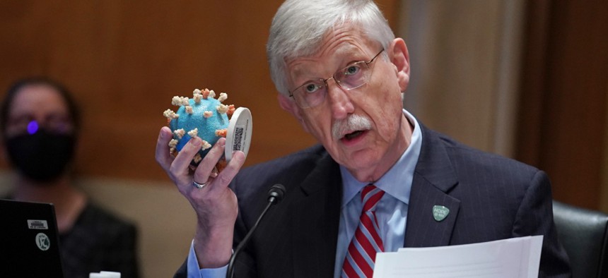 Dr. Francis Collins stepped down as NIH director on Sunday. 