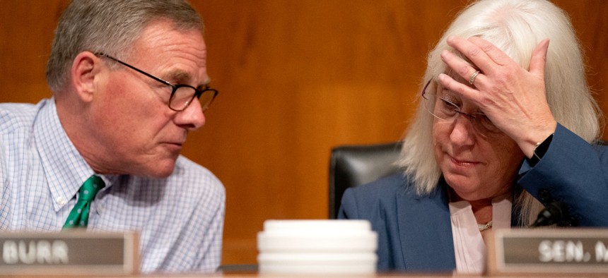 Sens. Richard Burr, R-N.C., left, and Patty Murray, D-Wash., have floated a draft proposal. 