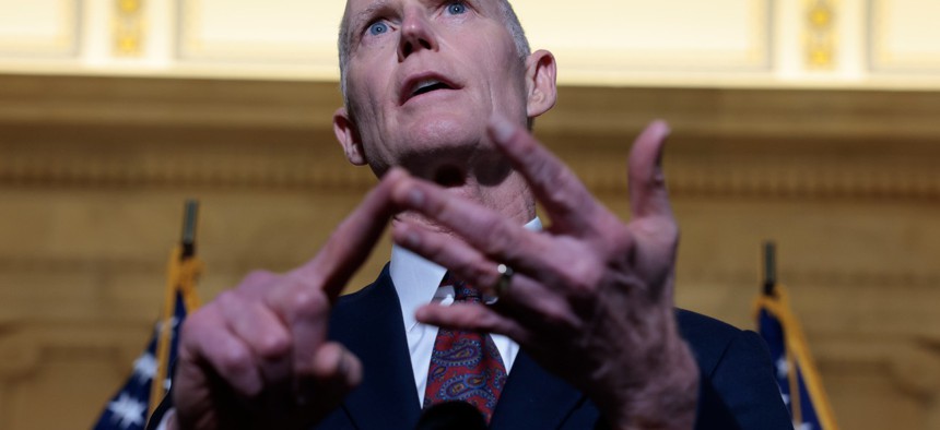 Sen. Rick Scott, R-Fla., is holding up the measure, which has bipartisan support. 