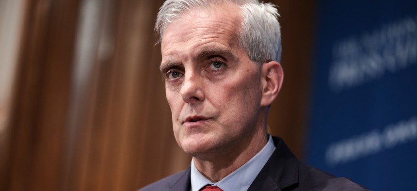 VA Secretary Denis McDonough has called for reforms to help boost VA recruiting and retention, including higher pay caps and more funding for bonuses. 
