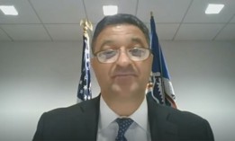 Cuffari testifies in front of the House Homeland Security Committee in July 2020 remotely.