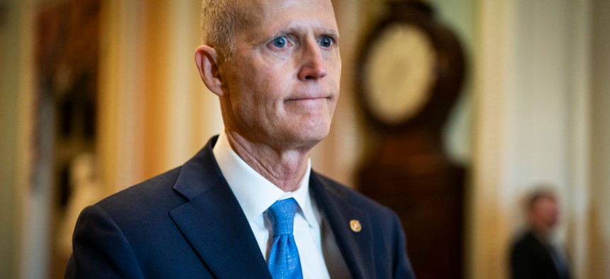 Sen. Rick Scott, R-Fla., said obtaining a job is the best thing to do for a family and provides great opportunities, but that should not apply to positions that support President Biden’s “big government policies.” 