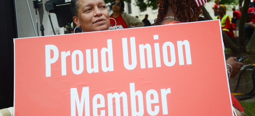 The Defense Department is among those with the most untapped potential union members. 