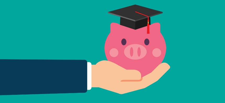 Public Service Loan Forgiveness offers college graduates the chance to have their student loan debt forgiven if they spend 10 years working for government or a qualifying nonprofit organization and make regular loan payments over that time period.