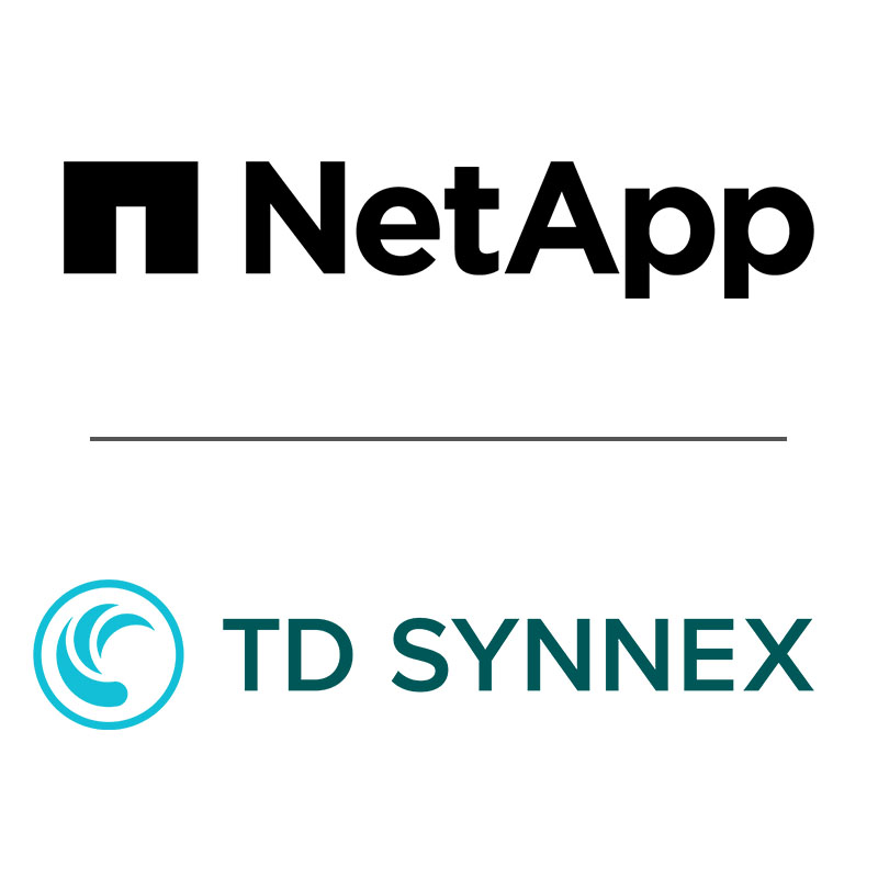 NetApp and TD SYNNEX's logo