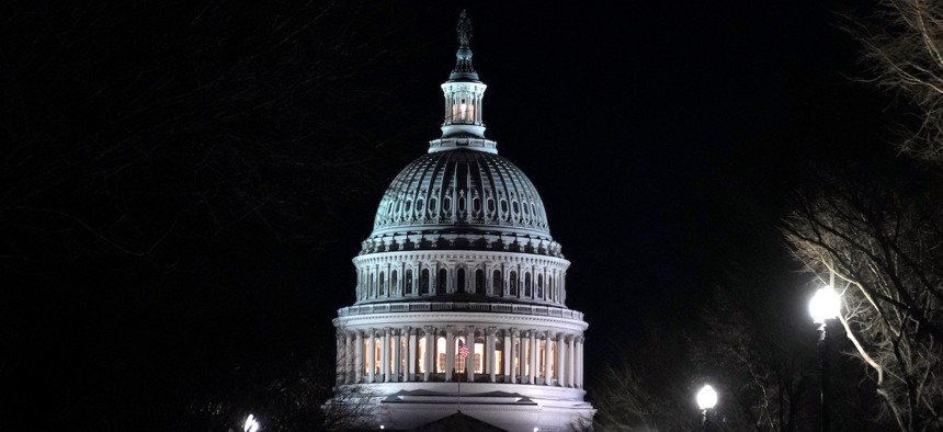 The U.S. Capitol shown here on Dec. 21, 2022. The Senate is set to reconvene Thursday morning.