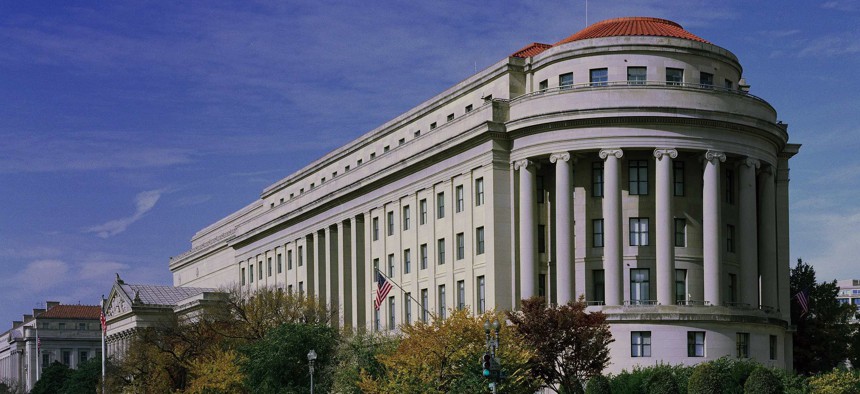 The headquarters of the Federal Trade Commission are shown in 2005.