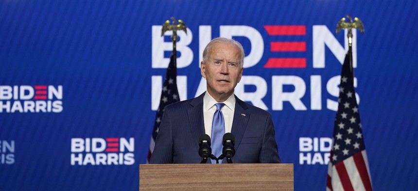 During his campaign, Joe Biden said a “strong, healthy” civil service would be “essential to the success” of his administration. 