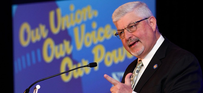 NTEU President Tony Reardon has been a union employee for 33 years. 