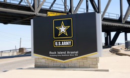 The Defense Department facility builds military hardware, including Howitzer cannons.