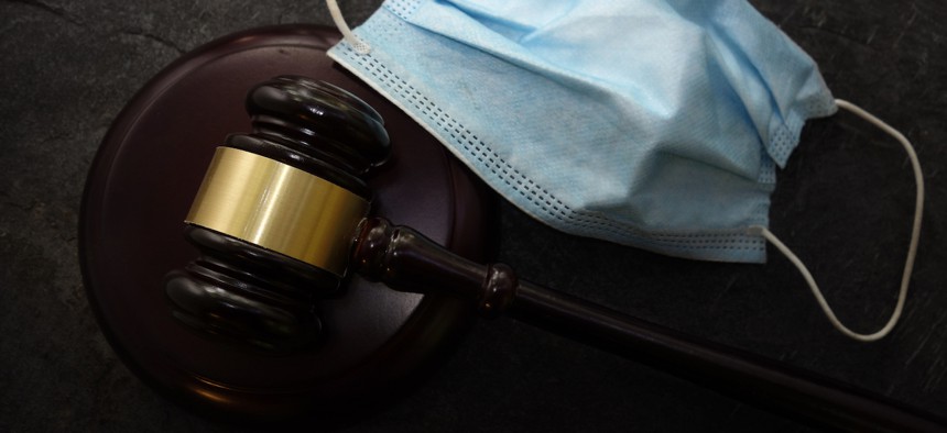 A 2020 lawsuit filed by federal correction officers in Connecticut argued they were entitled to hazard pay because they worked in close proximity to people, objects and surfaces infected with COVID-19 and were not provided sufficient personal protective equipment.