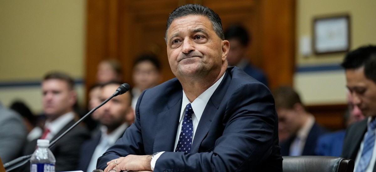 DHS Inspector General Joseph Cuffari testifies during a House Oversight Subcommittee on National Security, the Border, and Foreign Affairs hearing on June 6.