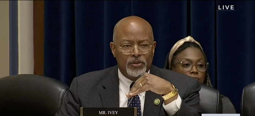 Rep. Glenn Ivey, D-Md., ranking member of the House Homeland Security Subcommittee on Oversight, Investigations and Accountability, questioned DHS IG Joseph Cuffari about the text messages during a June 6, 2023, hearing on law enforcement staffing challenges at the southern border.