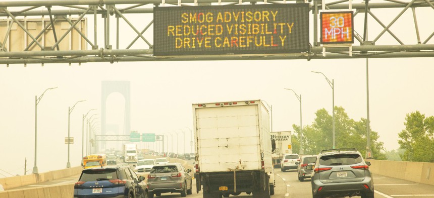 The National Weather Service issued an advisory on June 7 in response to smoke from wildfires in Canada. The National Weather Service's union negotiated a settlement for employees to be exempt from telework cuts in the rest of the Commerce Department. 