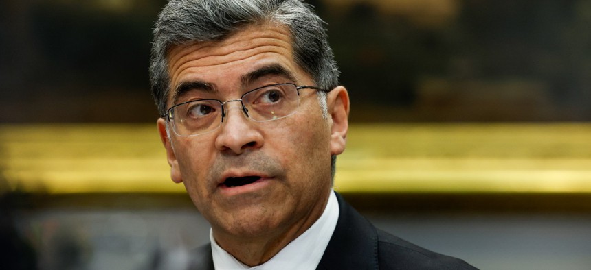 HHS Secretary Xavier Becerra joined two former department leaders at a panel discussion in Aspen, Colo. 