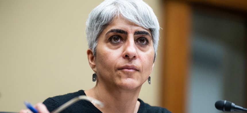 OPM Director Kiran Ahuja testifies on Capitol Hill in March. Ahuja in a memo Tuesday outlined new governmentwide elements to agencies’ internship programs. 