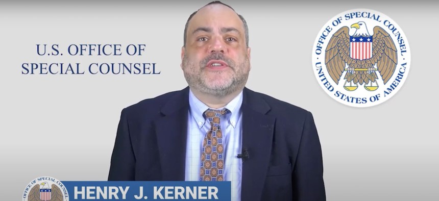 While originally a Trump appointee, Henry Kerner won unanimous approval in 2017 to serve at OSC. 