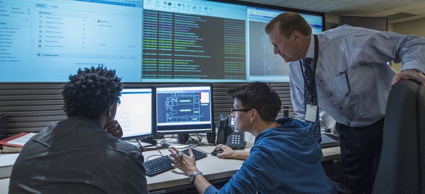 There's a nationwide cybersecurity talent gap of more than 300,000 workers, including 6,000 for federal jobs, according to the Cyberseek data hub. 