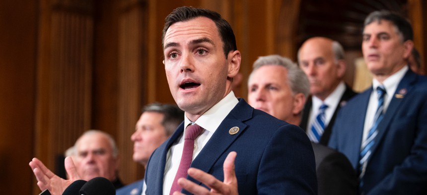 Rep. Mike Gallagher, R-Wisc., wants to bring back the Trump-era policy that would require agencies to eliminate two current regulations for every new one they introduce. 