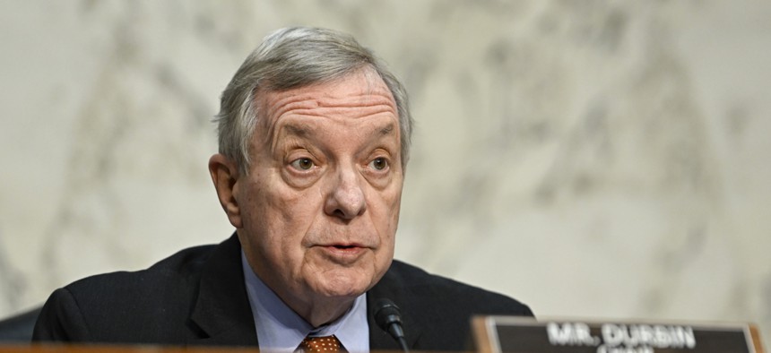 Illinois Democrats Sens. Dick Durbin, Tammy Duckworth and Rep. Eric Sorenson have called for the reinstatement of a Bureau of Prisons retention pay program at Federal Correctional Institute Thomson in Carroll County, Illinois.