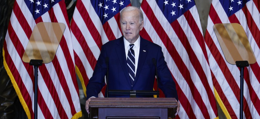 President Biden has overseen a roughly 5% increase since taking office. Biden came into office vowing to restore a civil service he said has been “hallowed out” by his predecessor. 