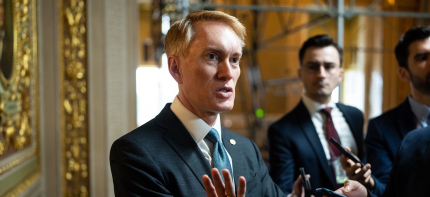 Sen. James Lankford, R-Okla., along with Sens. Krysten Sinema, I-Ariz., and Chris Murphy, D-Conn., have penned an $118 billion that pairs border security reforms with foreign aid.