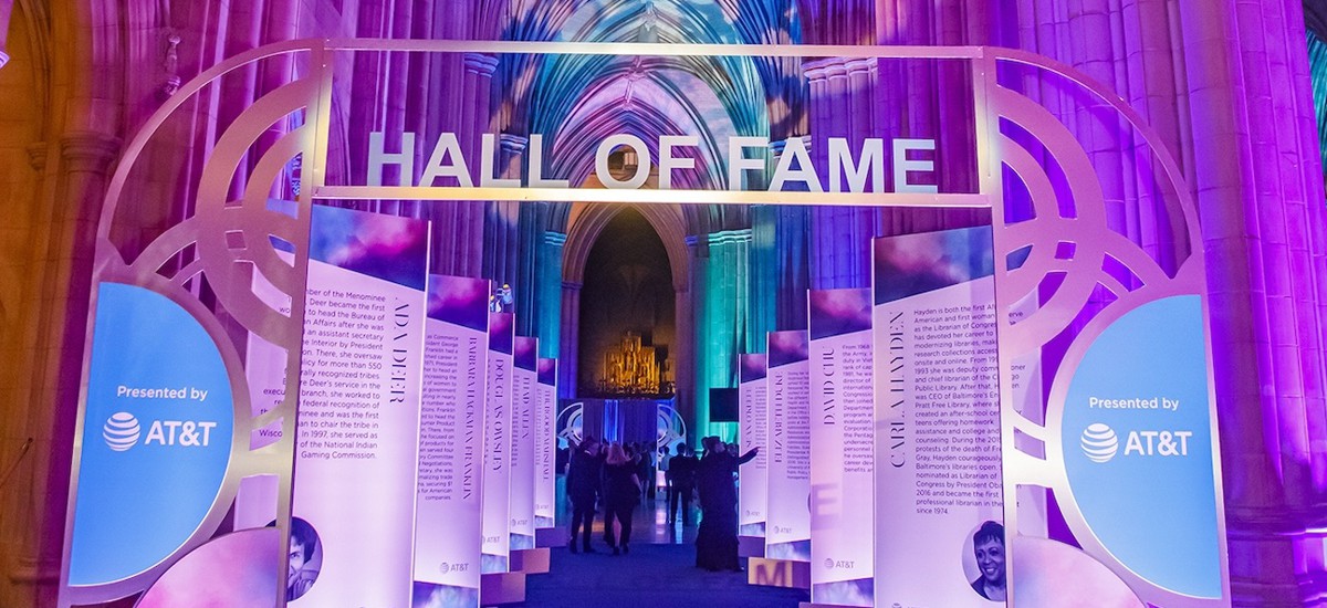 The Hall of Fame honors exemplary individuals who have made historic contributions to American government.