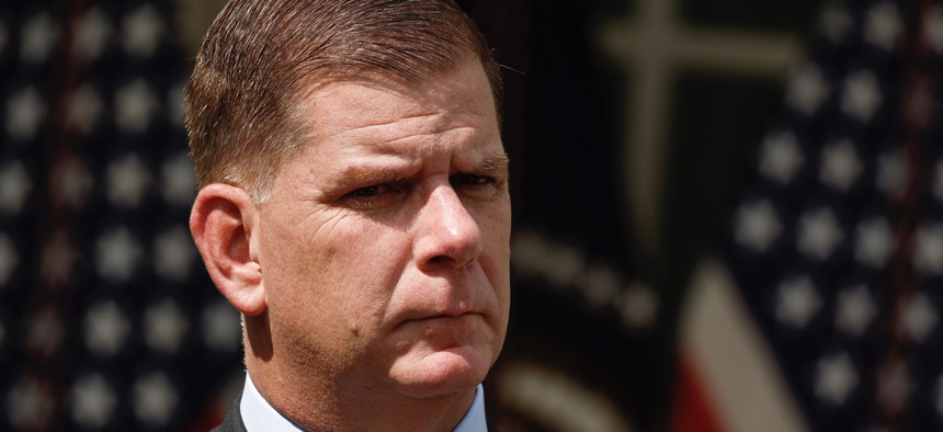 Former Labor Department Secretary Marty Walsh is President Biden's new nominee for the U.S. Postal Service board of governors, potentially joining six other board members overseeing the service, if confirmed. 