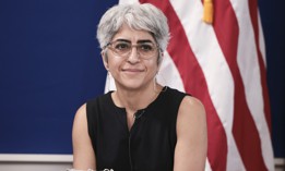 OPM Director Kiran Ahuja during a White House event in 2021. OPM’s retirement process has been embattled by complaints of opacity and sluggishness. 